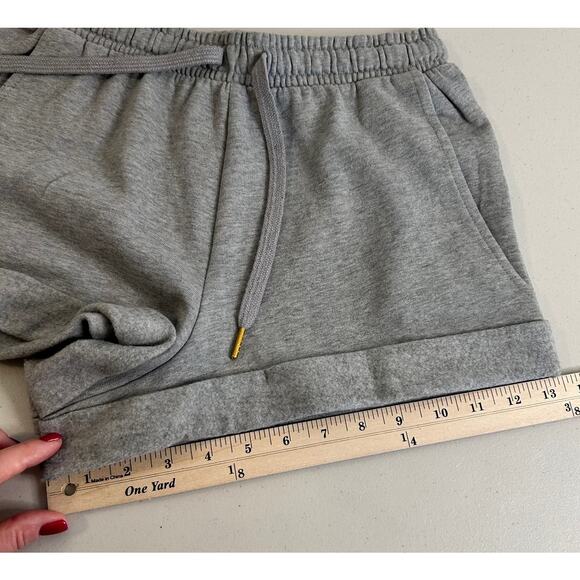 WeWoreWhat Womens Pull On Elastic Waist Drawstring Gray Fleece Lined Short Sz XS - Picture 12 of 14